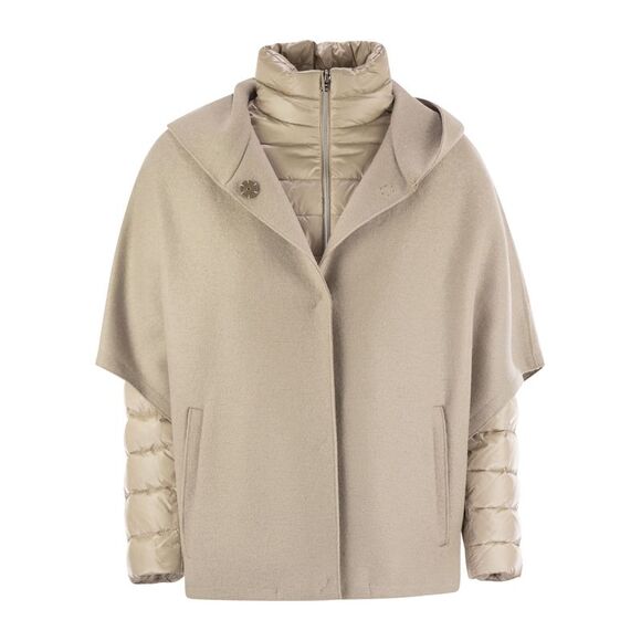 HERNO Accessories - Herno Women Resort Hood In Ultralight Wool And Nylon